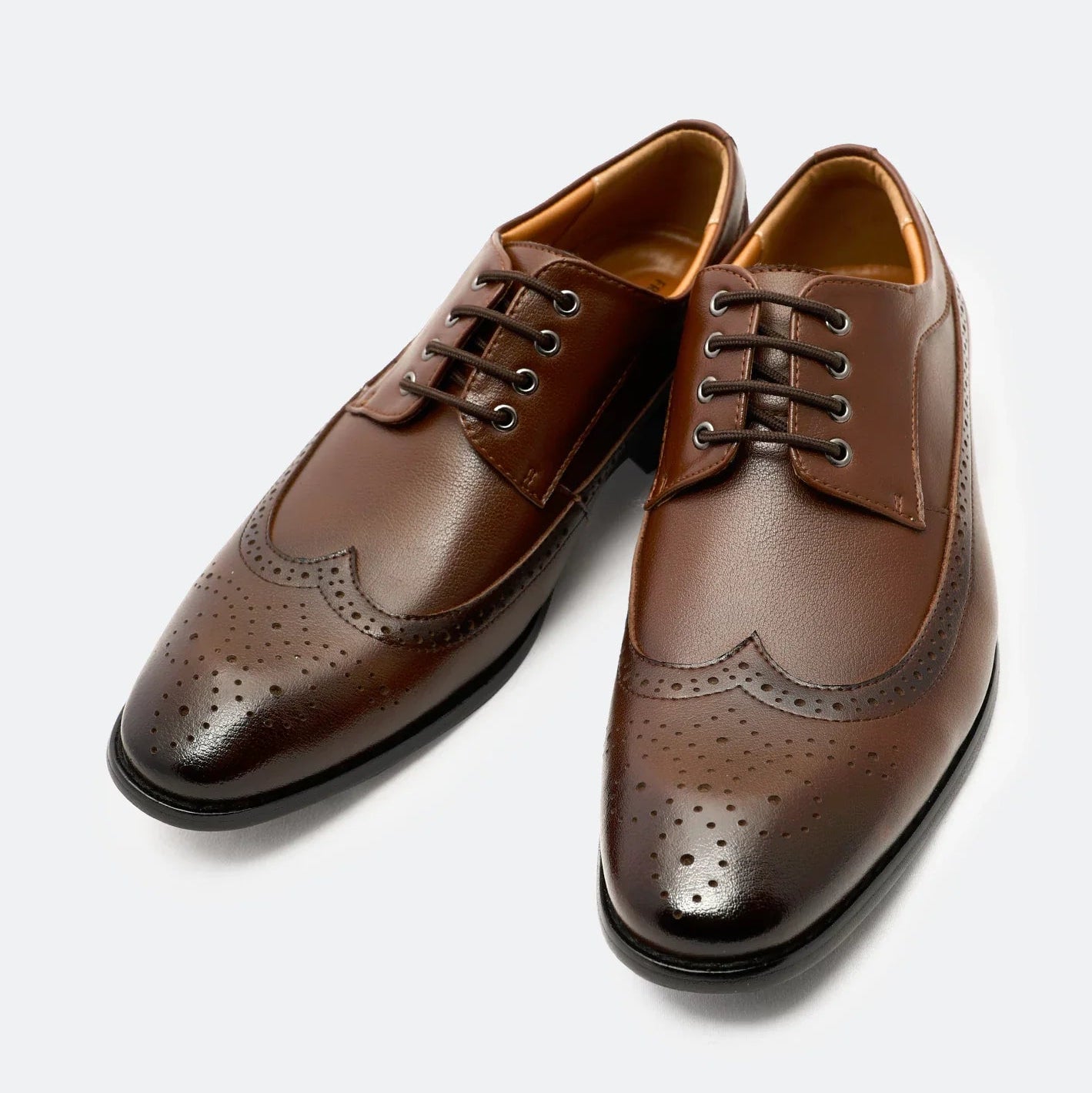 Brown Formal Derby Shoes