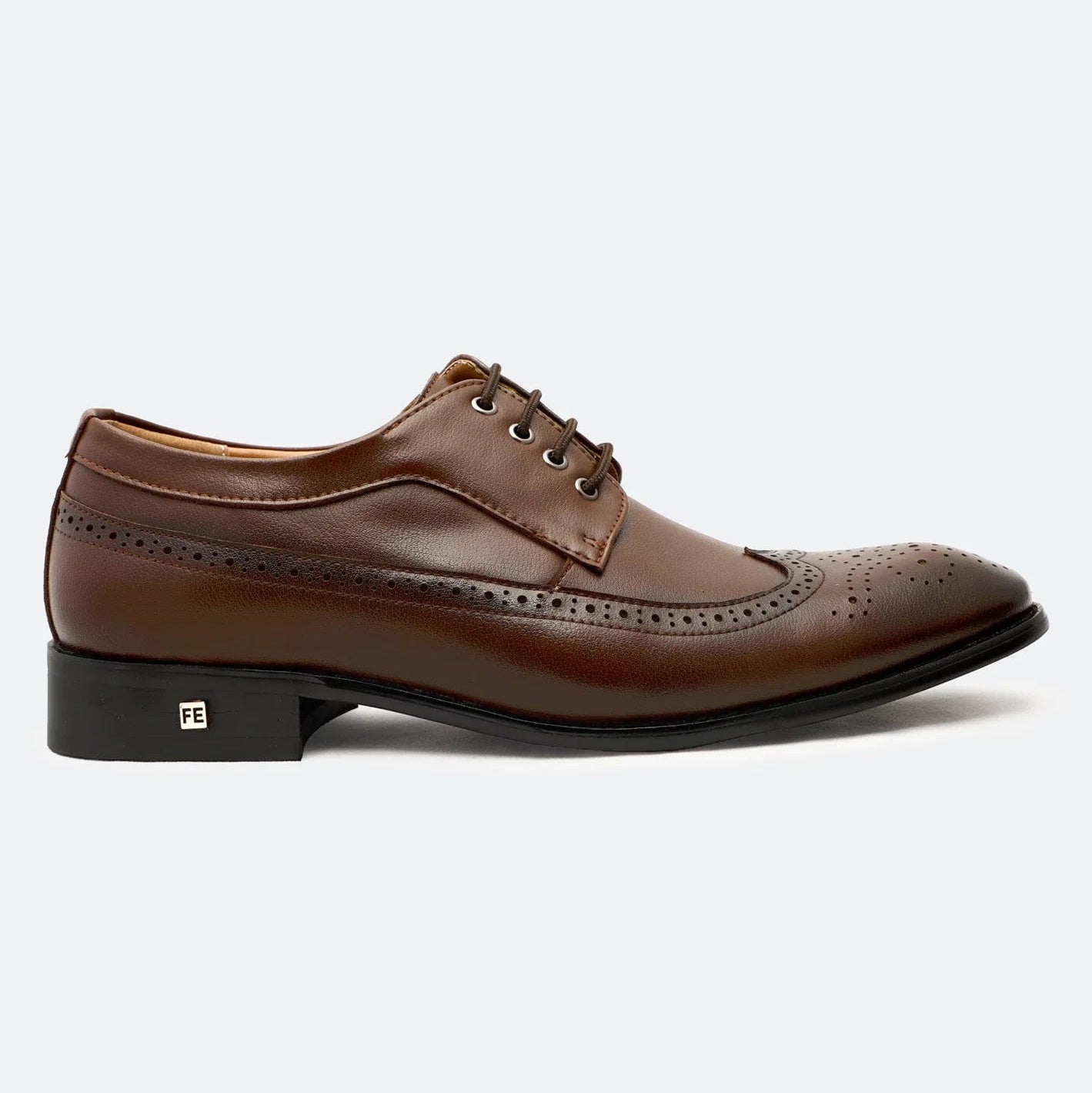 Brown Formal Derby Shoes