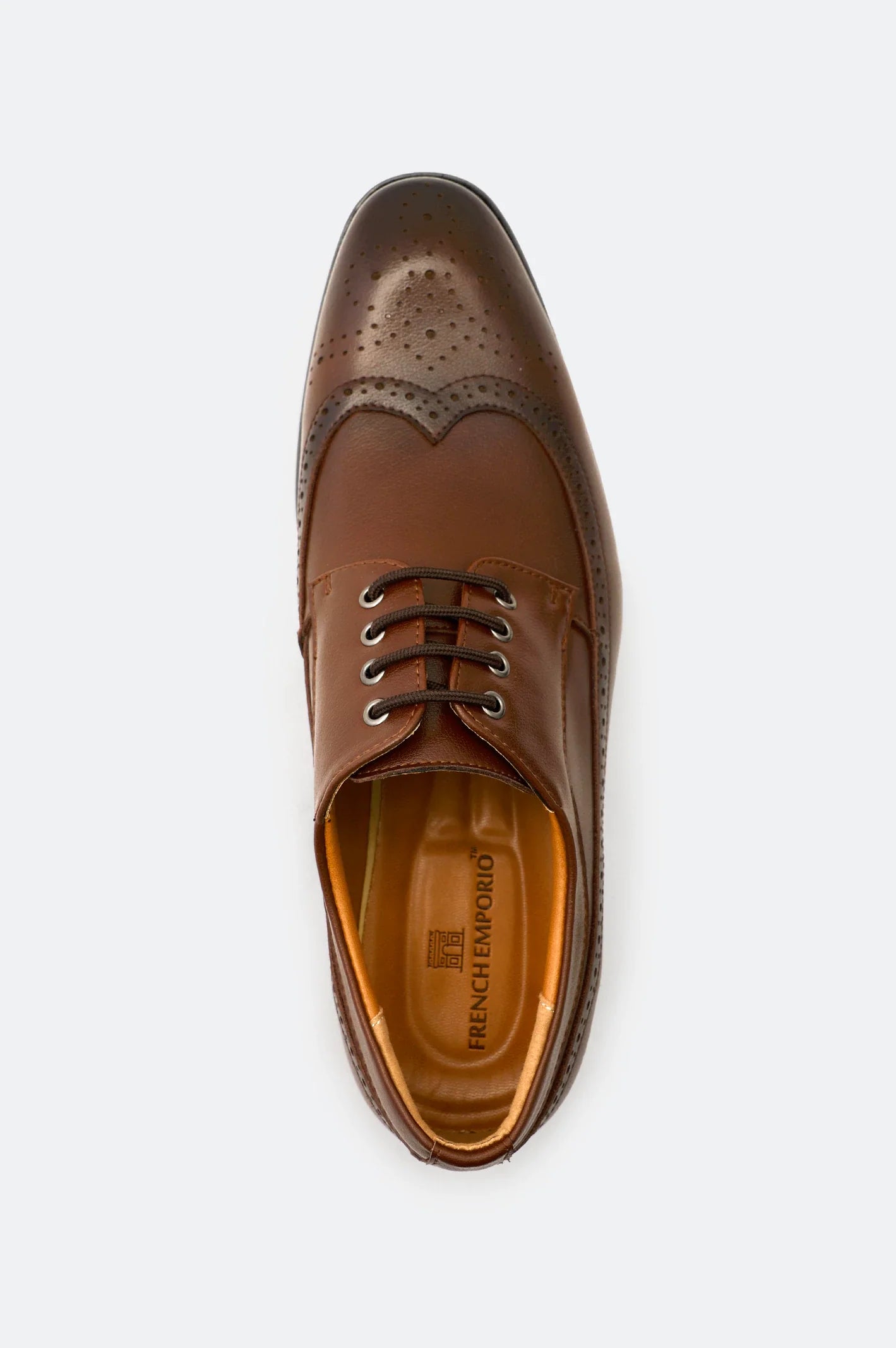 Brown Formal Derby Shoes