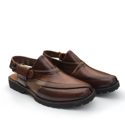 DOUBLE TONE MEN PESHAWARI CHAPPAL 781